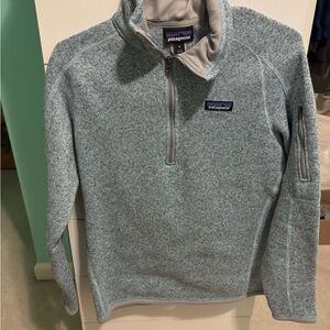 Patagonia Light Gray Fleece Jacket